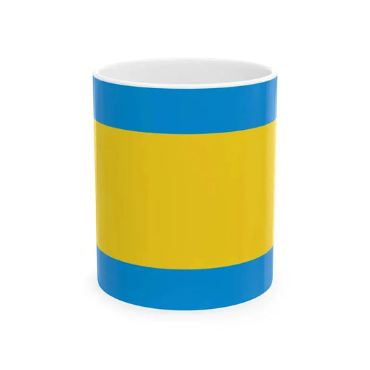 POL powiat opolski flag (Poland) White Coffee Mug 11oz - Go Mug Yourself