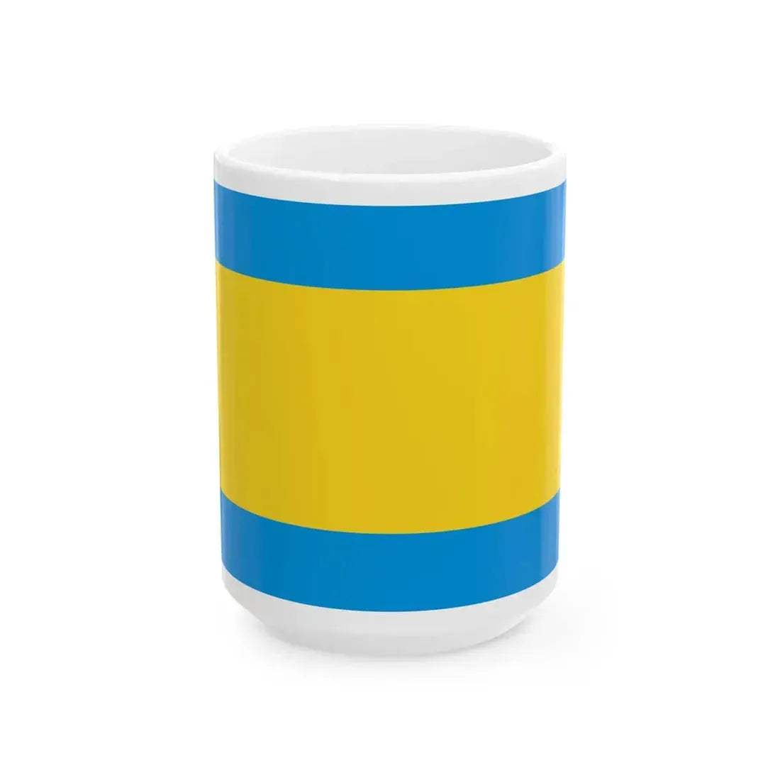 POL powiat opolski flag (Poland) White Coffee Mug 15oz - Go Mug Yourself