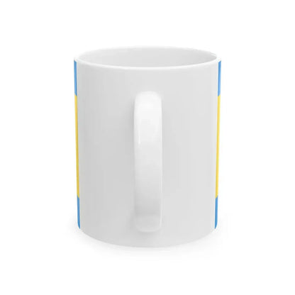 POL powiat opolski flag (Poland) White Coffee Mug - Go Mug Yourself