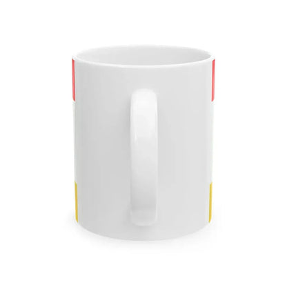 POL powiat opolski lubelski flag (Poland) White Coffee Mug - Go Mug Yourself