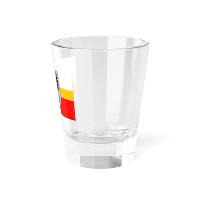 POL powiat oswiecimski flag (Poland) Shot Glass 1.5oz - Go Mug Yourself