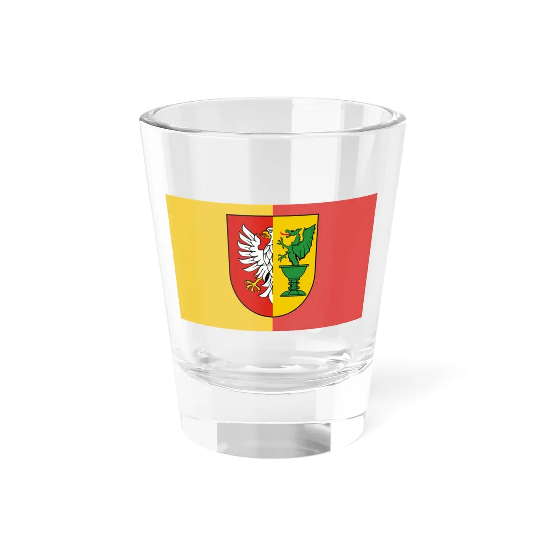 POL powiat otwocki flag 1 (Poland) Shot Glass 1.5oz 1.5oz - Go Mug Yourself