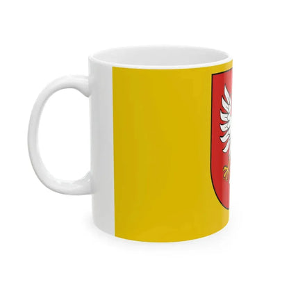 POL powiat otwocki flag 1 (Poland) White Coffee Mug - Go Mug Yourself