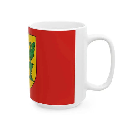 POL powiat otwocki flag 1 (Poland) White Coffee Mug - Go Mug Yourself