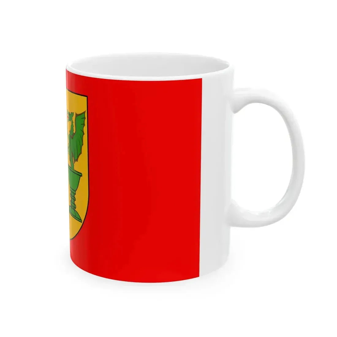 POL powiat otwocki flag (Poland) White Coffee Mug - Go Mug Yourself