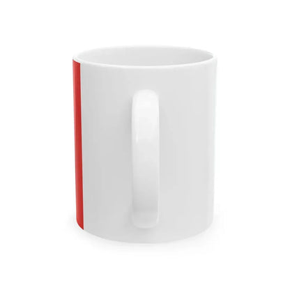 POL powiat pabianicki flag (Poland) White Coffee Mug - Go Mug Yourself