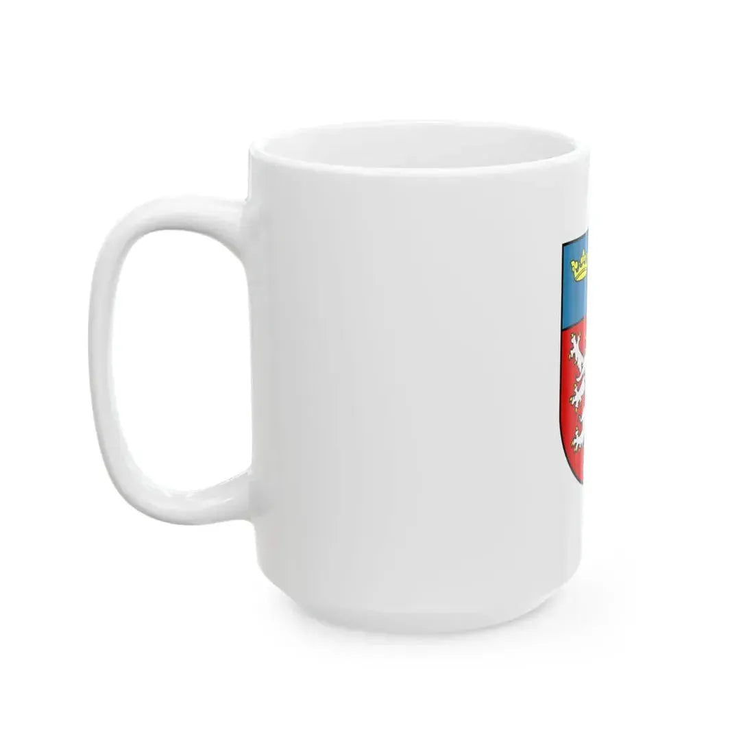 POL powiat pabianicki flag (Poland) White Coffee Mug - Go Mug Yourself