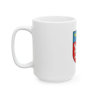 POL powiat pabianicki flag (Poland) White Coffee Mug - Go Mug Yourself