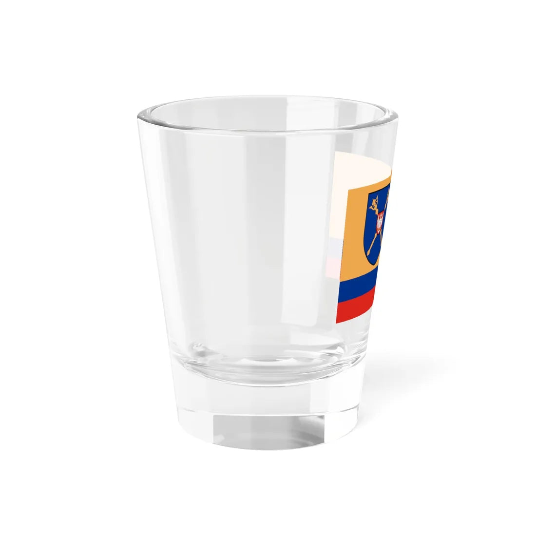 POL powiat pajeczanski flag (Poland) Shot Glass 1.5oz - Go Mug Yourself