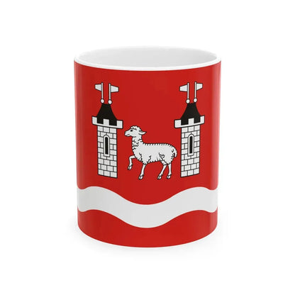 POL powiat piaseczynski flag (Poland) White Coffee Mug 11oz - Go Mug Yourself