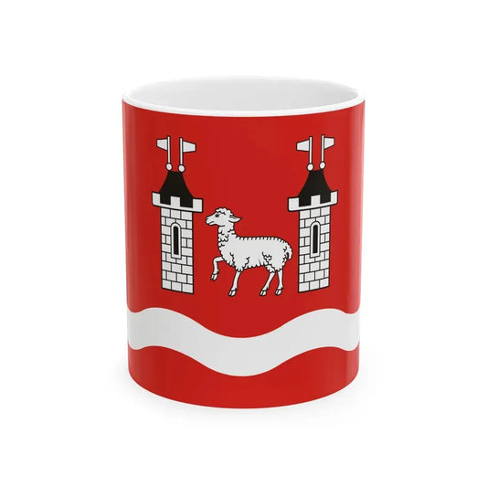 POL powiat piaseczynski flag (Poland) White Coffee Mug 11oz - Go Mug Yourself