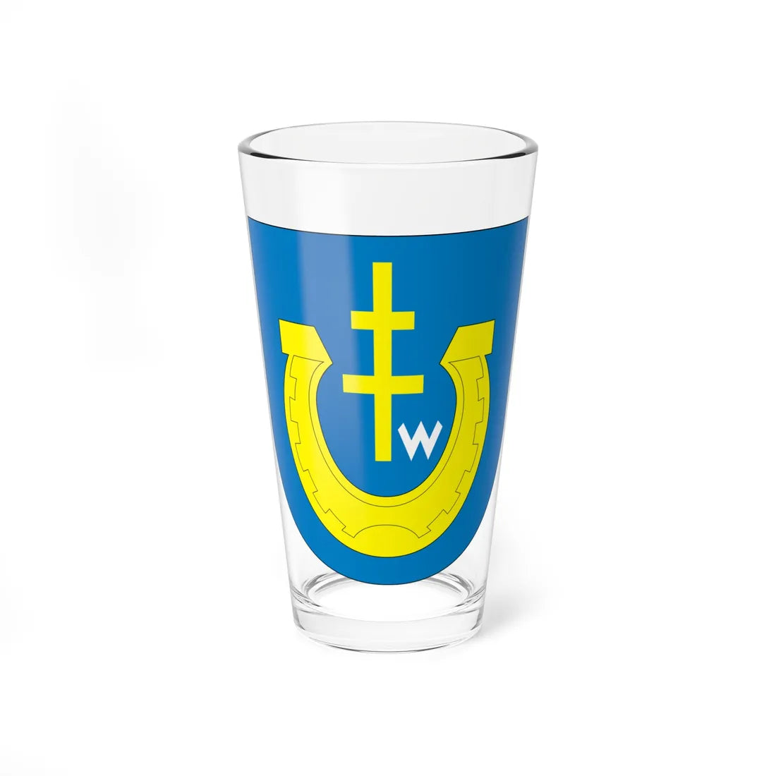 POL powiat pińczowski COA (Poland) (Coat of Arms) Pint Glass 16oz 16oz - Go Mug Yourself
