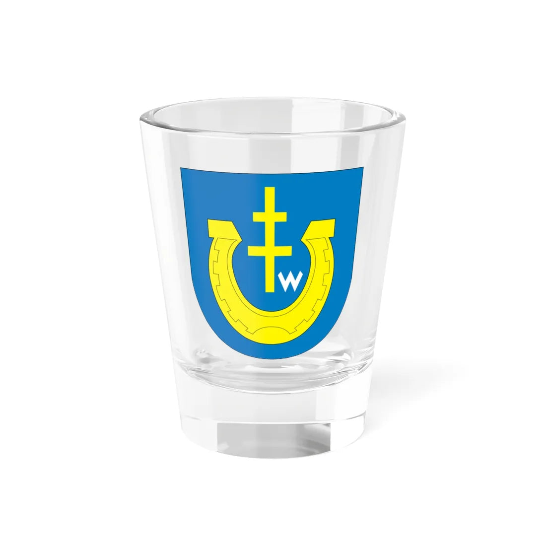 POL powiat pińczowski COA (Poland) (Coat of Arms) Shot Glass 1.5oz 1.5oz - Go Mug Yourself