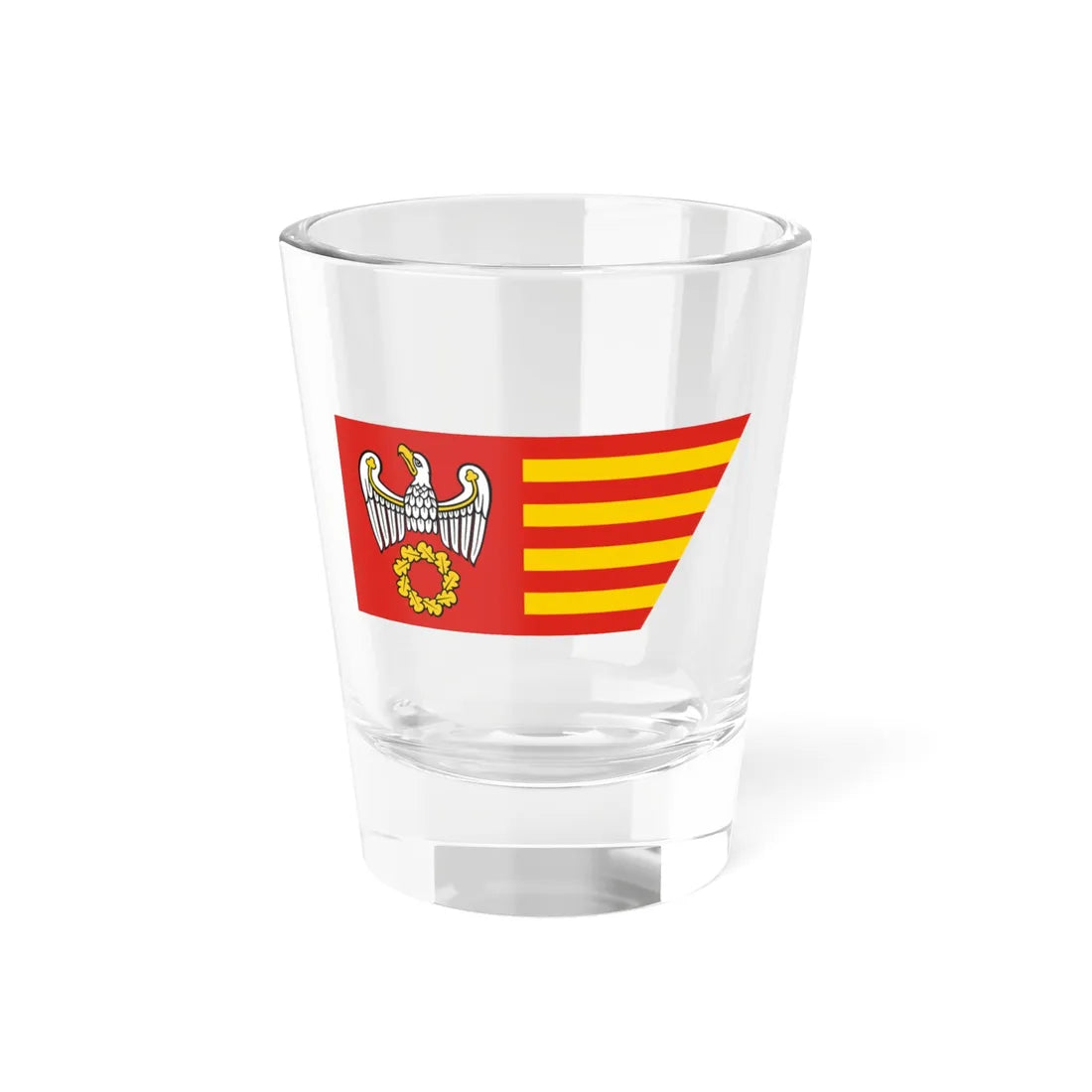 POL powiat pilski flag (Poland) Shot Glass 1.5oz 1.5oz - Go Mug Yourself