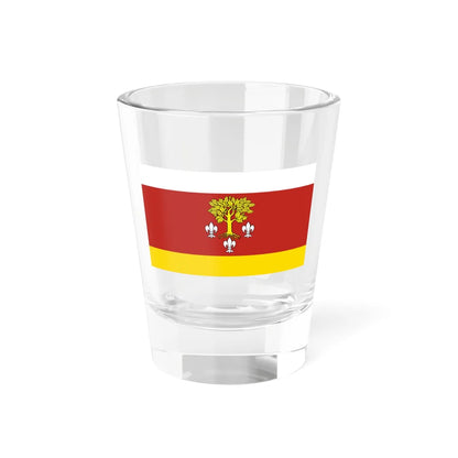 POL powiat poddebicki flag (Poland) Shot Glass 1.5oz 1.5oz - Go Mug Yourself