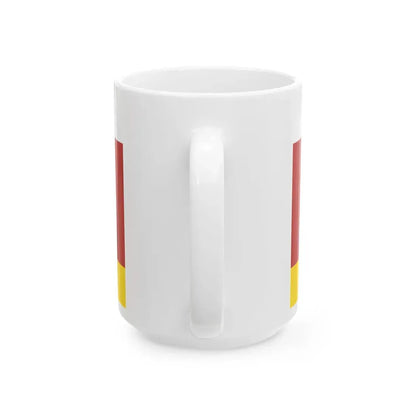 POL powiat poddebicki flag (Poland) White Coffee Mug - Go Mug Yourself