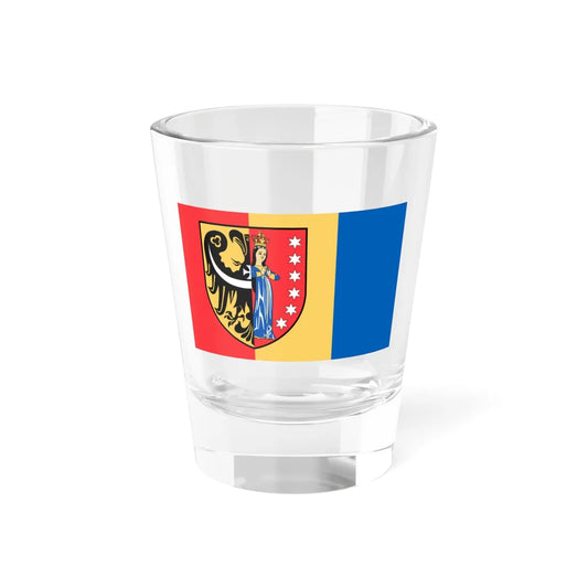 POL powiat polkowicki flag urz (Poland) Shot Glass 1.5oz 1.5oz - Go Mug Yourself
