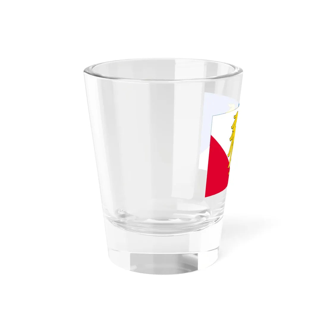 POL powiat prudnicki flag (Poland) Shot Glass 1.5oz - Go Mug Yourself