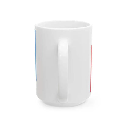 POL powiat prudnicki flag (Poland) White Coffee Mug - Go Mug Yourself