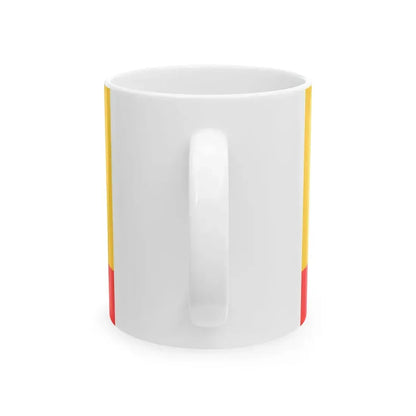 POL powiat pruszkowski flag (Poland) White Coffee Mug - Go Mug Yourself