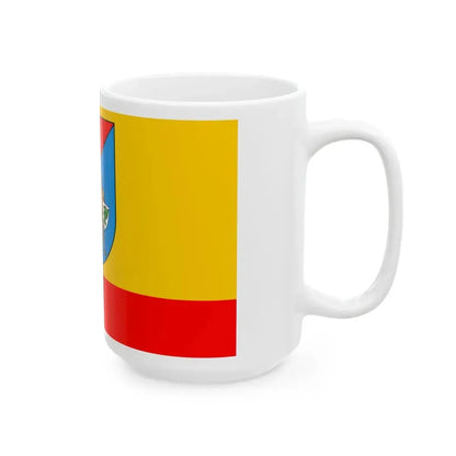 POL powiat pruszkowski flag (Poland) White Coffee Mug - Go Mug Yourself