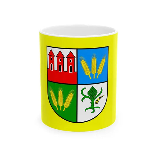 POL powiat przasnyski flag (Poland) White Coffee Mug 11oz - Go Mug Yourself
