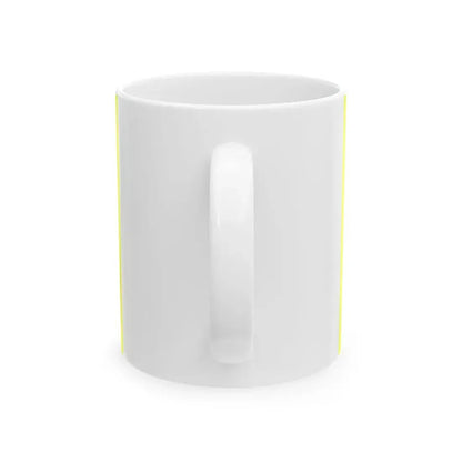 POL powiat przasnyski flag (Poland) White Coffee Mug - Go Mug Yourself
