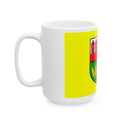 POL powiat przasnyski flag (Poland) White Coffee Mug - Go Mug Yourself