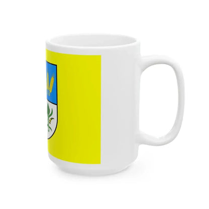 POL powiat przasnyski flag (Poland) White Coffee Mug - Go Mug Yourself