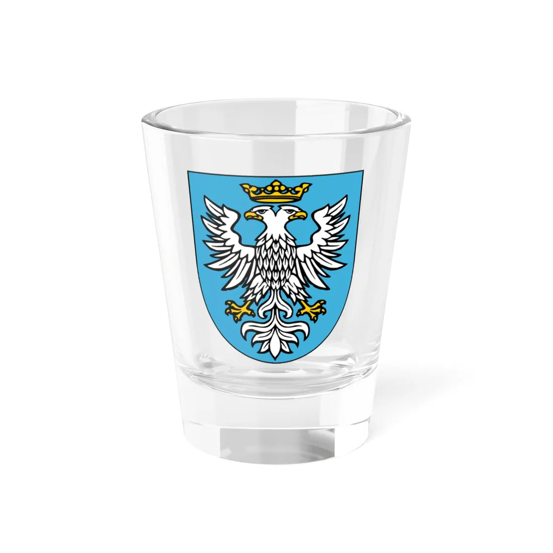 POL powiat przemyski COA (Poland) (Coat of Arms) Shot Glass 1.5oz 1.5oz - Go Mug Yourself