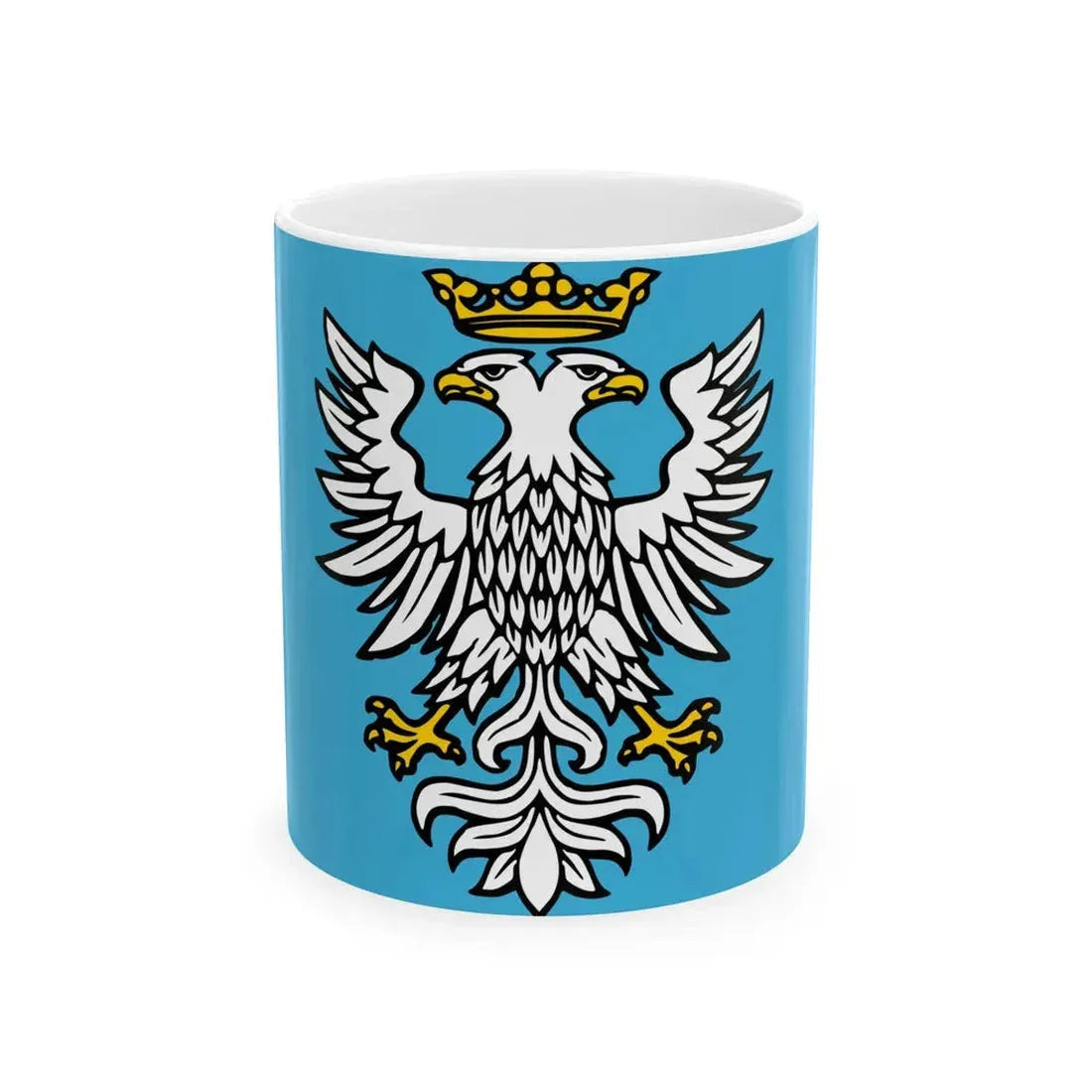 POL powiat przemyski flag (Poland) White Coffee Mug 11oz - Go Mug Yourself