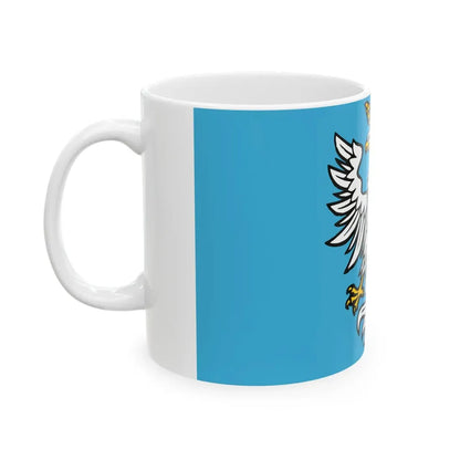 POL powiat przemyski flag (Poland) White Coffee Mug - Go Mug Yourself
