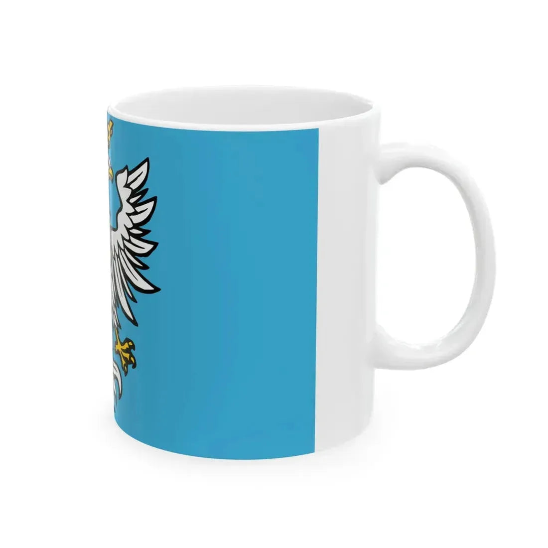 POL powiat przemyski flag (Poland) White Coffee Mug - Go Mug Yourself