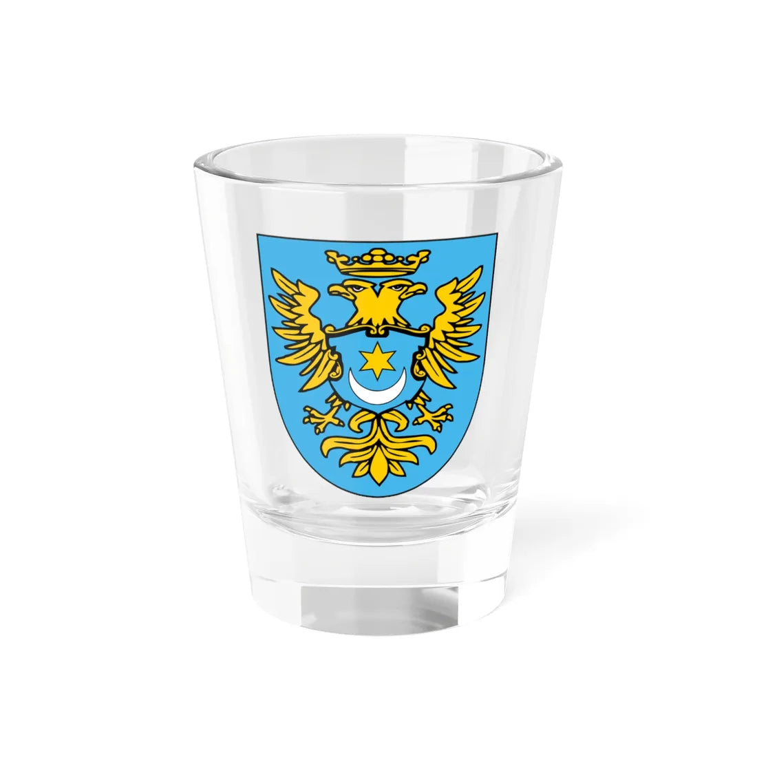 POL powiat przeworski COA 1999-2011 (Poland) (Coat of Arms) Shot Glass 1.5oz 1.5oz - Go Mug Yourself