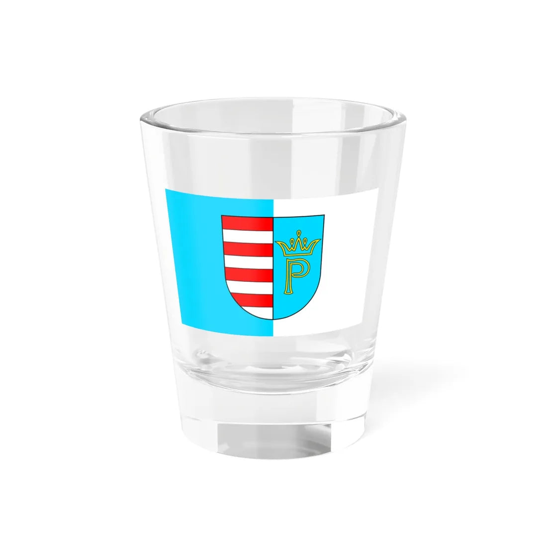 POL powiat przysuski flag (Poland) Shot Glass 1.5oz 1.5oz - Go Mug Yourself