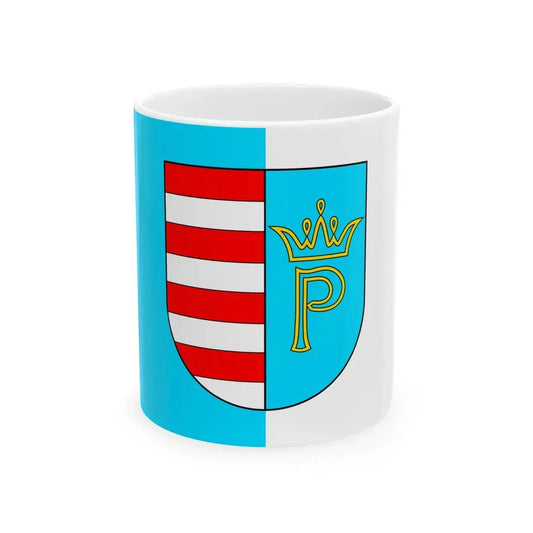 POL powiat przysuski flag (Poland) White Coffee Mug 11oz - Go Mug Yourself
