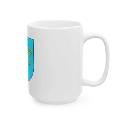 POL powiat przysuski flag (Poland) White Coffee Mug - Go Mug Yourself