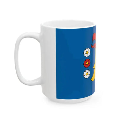 POL powiat pszczynski flag (Poland) White Coffee Mug - Go Mug Yourself