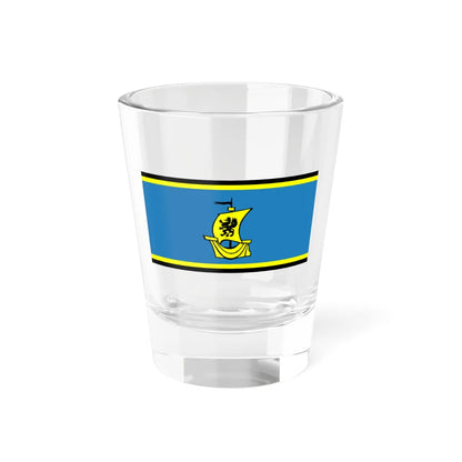 POL powiat pucki flag (Poland) Shot Glass 1.5oz 1.5oz - Go Mug Yourself