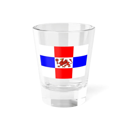 POL powiat pyrzycki flag 2003 - 2011 (Poland) Shot Glass 1.5oz 1.5oz - Go Mug Yourself