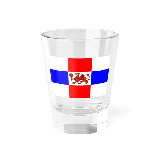 POL powiat pyrzycki flag 2003 - 2011 (Poland) Shot Glass 1.5oz 1.5oz - Go Mug Yourself