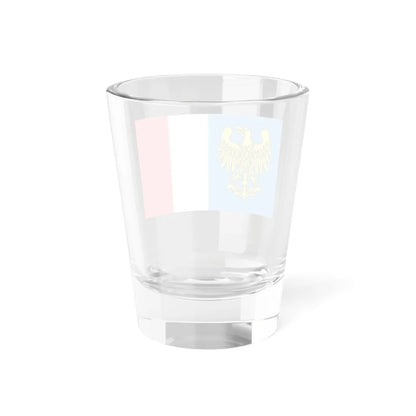 POL powiat raciborski flag (Poland) Shot Glass 1.5oz - Go Mug Yourself