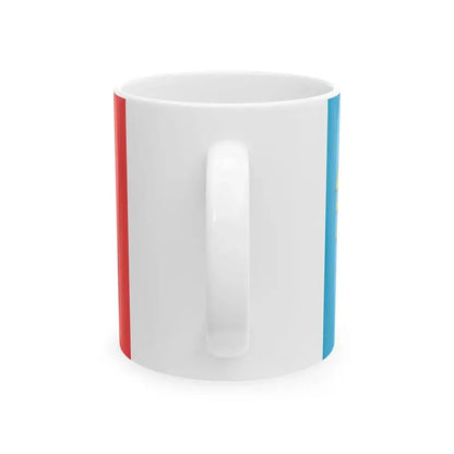 POL powiat raciborski flag (Poland) White Coffee Mug - Go Mug Yourself