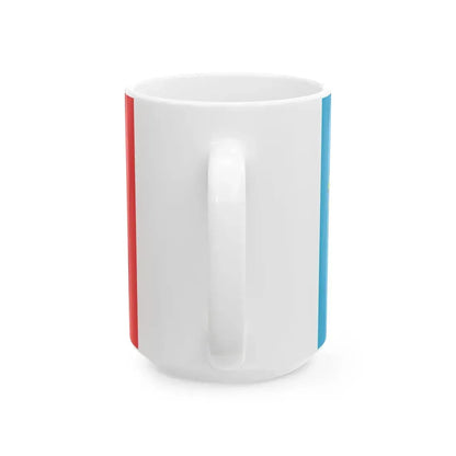 POL powiat raciborski flag (Poland) White Coffee Mug - Go Mug Yourself