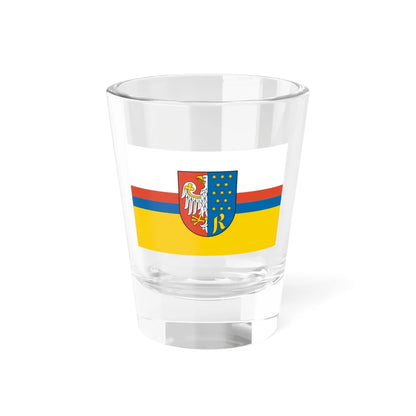 POL powiat radomski flag (Poland) Shot Glass 1.5oz 1.5oz - Go Mug Yourself
