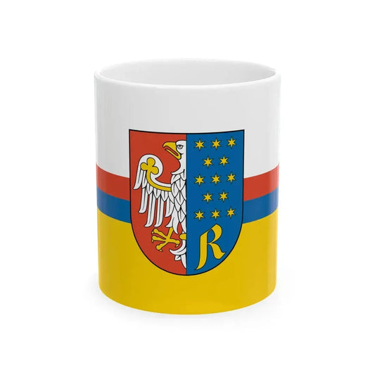 POL powiat radomski flag (Poland) White Coffee Mug 11oz - Go Mug Yourself