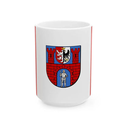 POL powiat radomszczanski flag 2000-2024 (Poland) White Coffee Mug 15oz - Go Mug Yourself