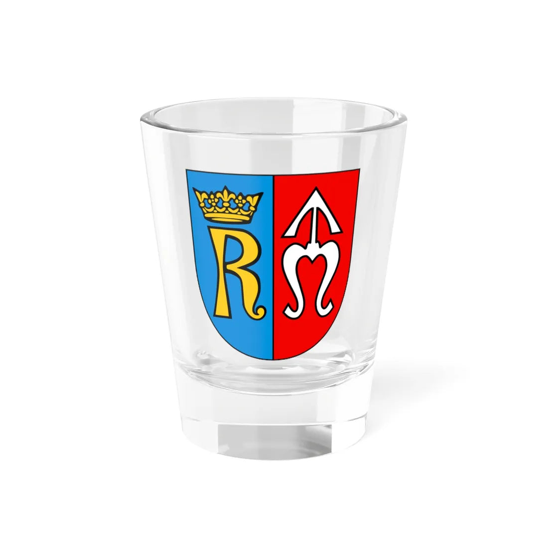 POL powiat ropczycko-sędziszowski COA (Poland) (Coat of Arms) Shot Glass 1.5oz 1.5oz - Go Mug Yourself