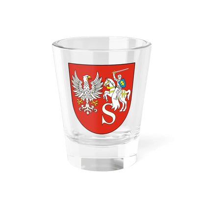 POL powiat siemiatycki COA (Belarus) (Coat of Arms) Shot Glass 1.5oz 1.5oz - Go Mug Yourself