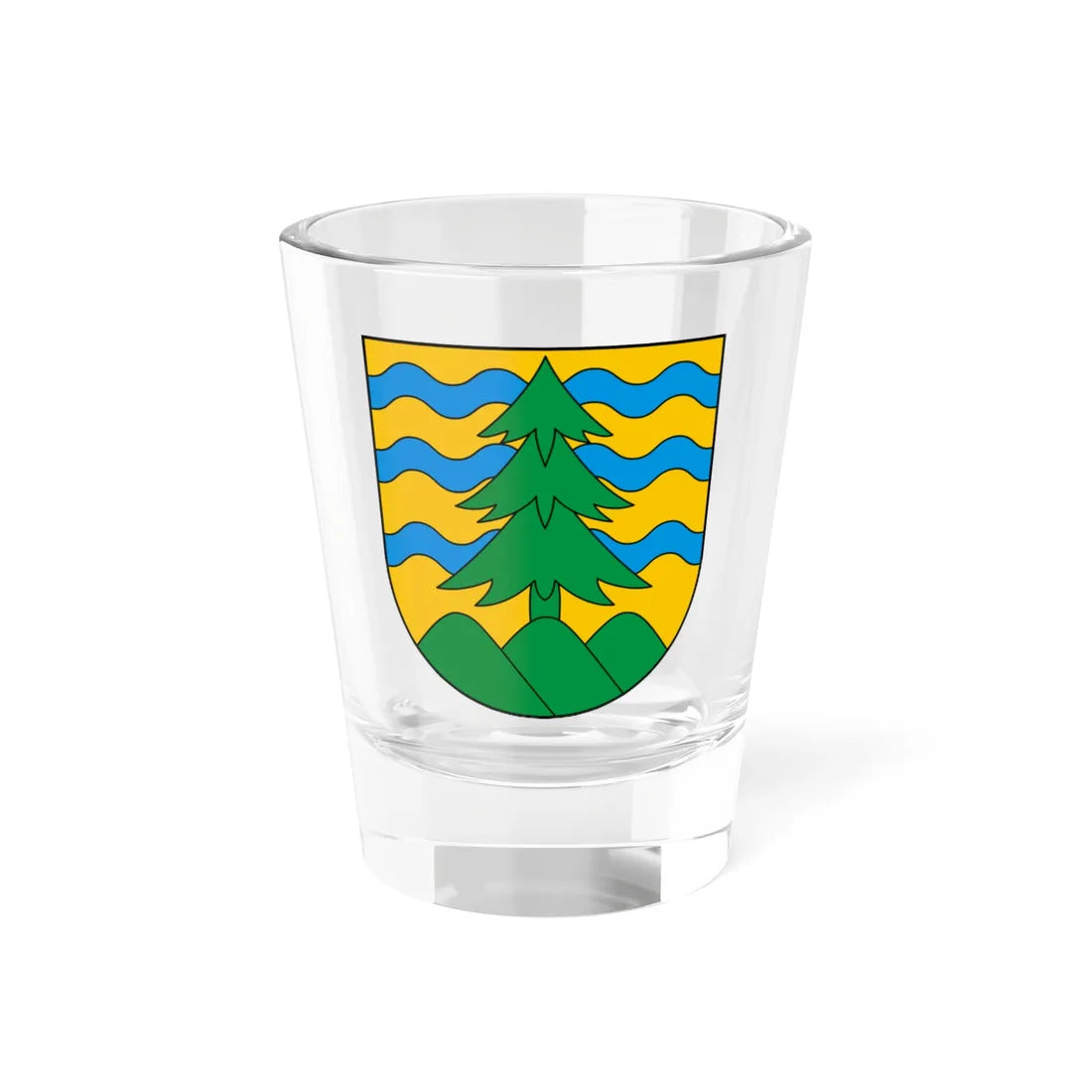 POL powiat suwalski COA (Poland) (Coat of Arms) Shot Glass 1.5oz 1.5oz - Go Mug Yourself